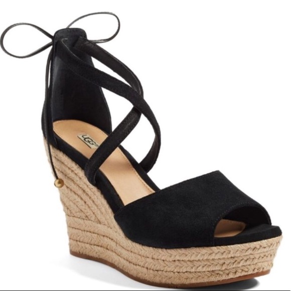 UGG Shoes - UGG Reagan Suede Espadrille Sandals